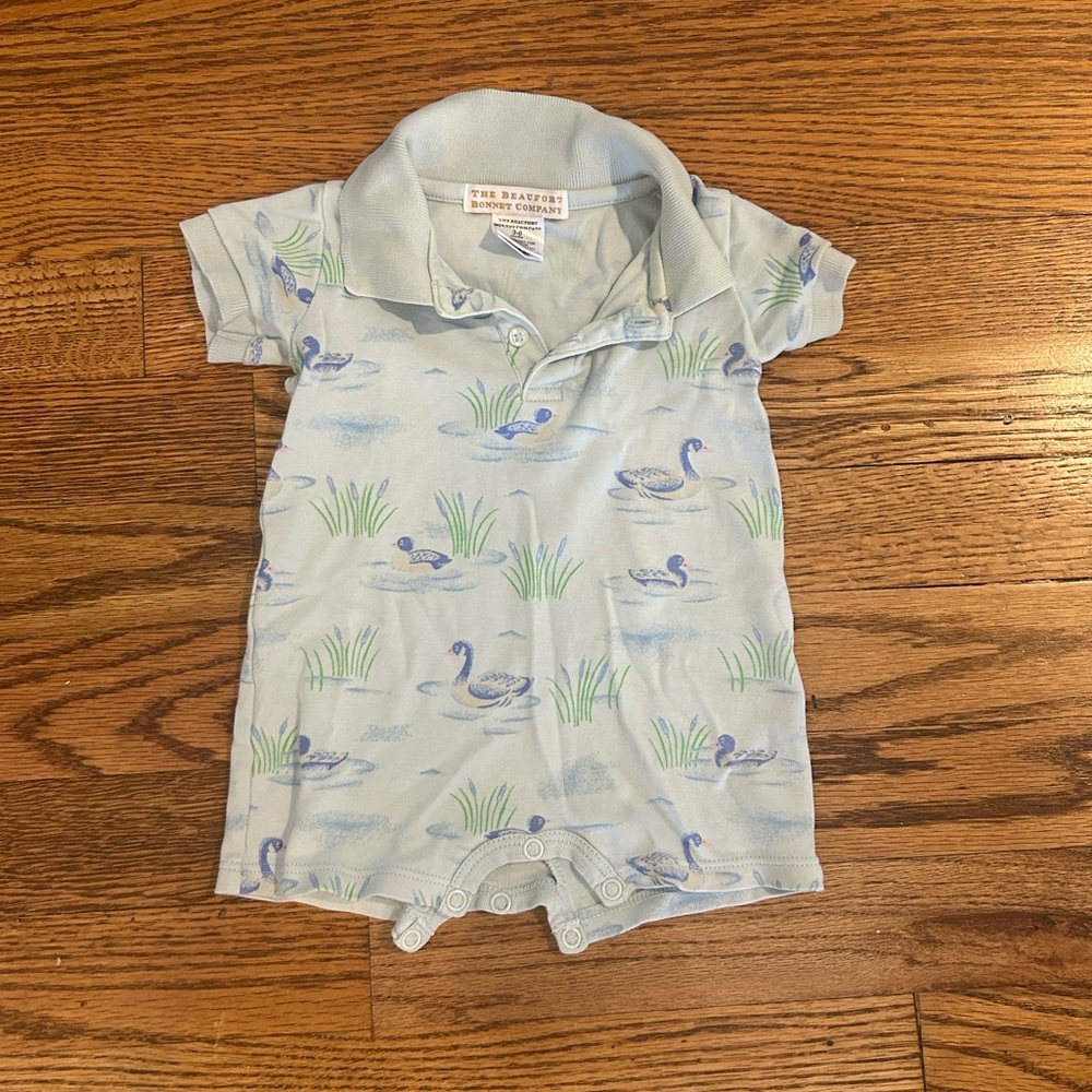 Beaufort Bonnet Sir Proper Romper Lucky Ducks